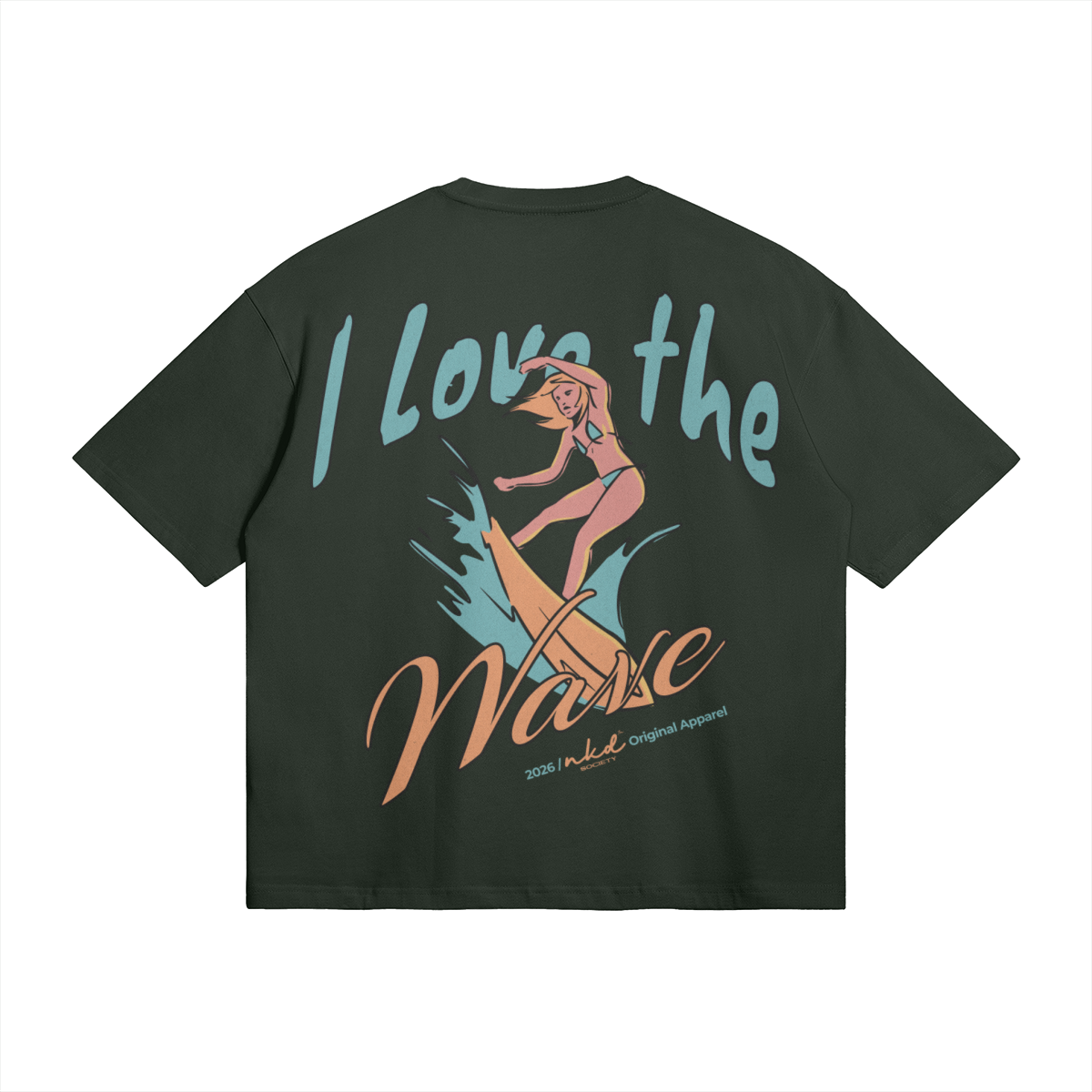 280GSM Unisex Boxy T-shirt "Tropic"