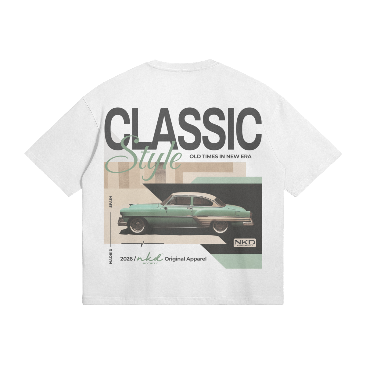 280GSM Unisex Boxy Tee "Classic"
