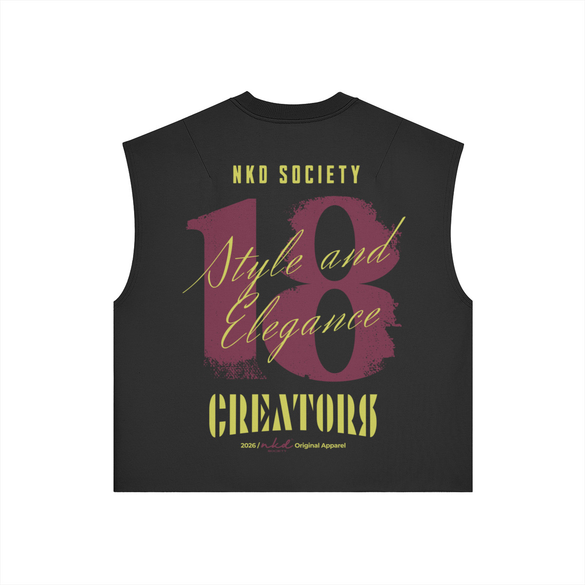380GSM Unisex Boxy Tank Top "Creators"