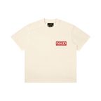 280GSM Unisex Raw Seam Paneled Boxy Tee "Lizard"